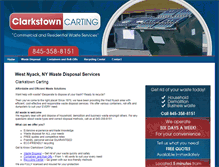 Tablet Screenshot of clarkstowncartingny.com